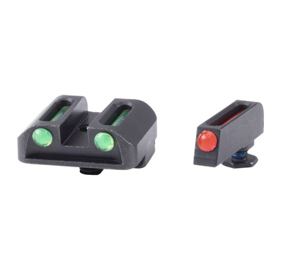 TruGlo Fiber Optic Low Night  Sight Set - Green & Red