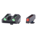 TruGlo Fiber Optic Low Night  Sight Set - Green & Red