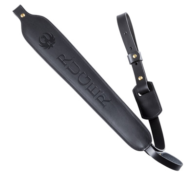 Ruger Black Padded Leather Sling w/Thumb Loop