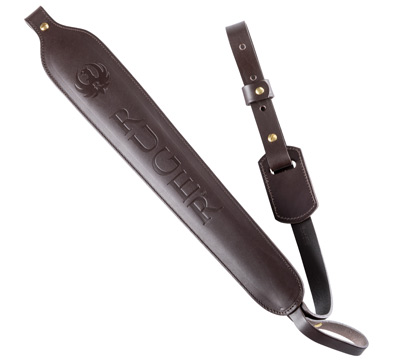 Ruger Brown Padded Leather Sling w/Thumb Loop