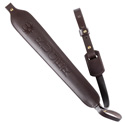 Ruger Brown Padded Leather Sling w/Thumb Loop