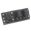 Leather 10/22 3-Mag Pouch - Dark brown