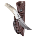 Silver Stag Damascus Ultimate Processor Fixed Blade Knife