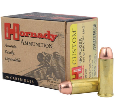 Hornady® Ammunition 480 RUGER® 325 GR XTP® MAG-ShopRuger