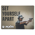 RXM Counter Mat - Shooter and Tagline