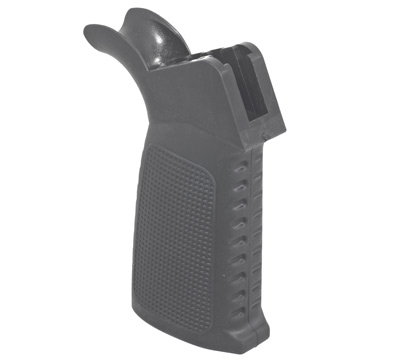 AR Over-Molded Pistol Grip - Flared-Top - Black