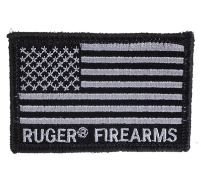 Ruger Flag Black & Gray Tactical Patch