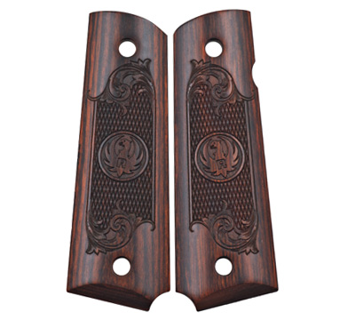 SR1911® Cocobolo Engraved Checkered Grips