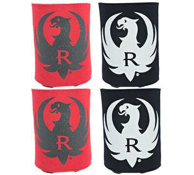 Ruger Black & Red Koozies, Set of 4
