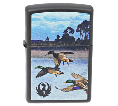 Ruger Zippo Painted Ducks Lighter