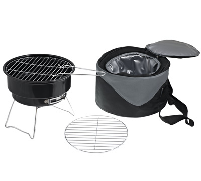 Ruger Caliente Portable Charcoal Grill & Cooler Tote
