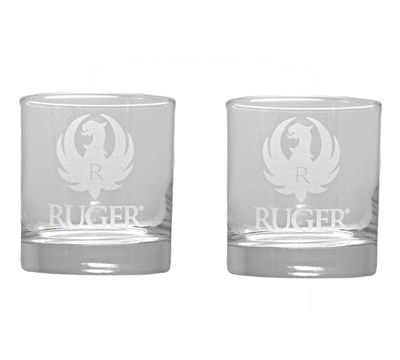 Ruger Rocks Whiskey Glass Set of 2