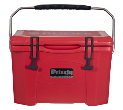 Grizzly® 20 Hard Sided Cooler - Red
