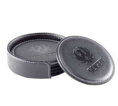 Ruger Leather Coaster Set - 4 Piece