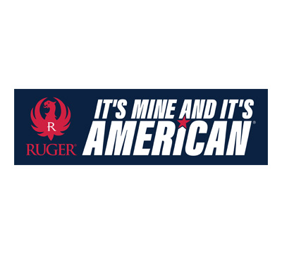 Ruger It's Mine and It's American® Bumper Sticker