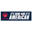 Ruger It's Mine and It's American Bumper Sticker