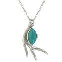 Sterling Lane Hidden Treasure Turquoise Necklace