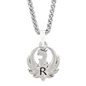 Ruger Silver Tone Eagle Necklace