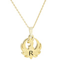 Ruger Gold Tone Eagle Necklace