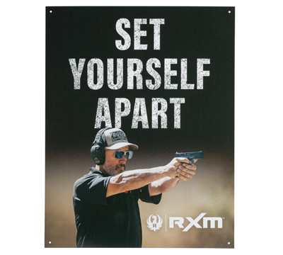 RXM Metal Sign - Shooter