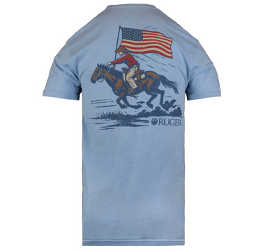 Ruger 250th Anniversary Freedom Rider T-Shirt � Charge of American Pride!