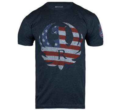 Ruger 250th Anniversary Flag Logo T-Shirt � Stars, Stripes & Freedom!