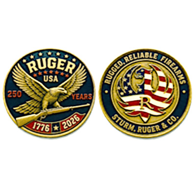 Ruger 250th Anniversary Wings of Freedom Challenge Coin