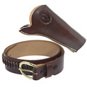 Wrangler Slim Jim Belt Holster Rig - Walnut Oil