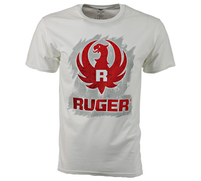 Ruger Brushed White Tee