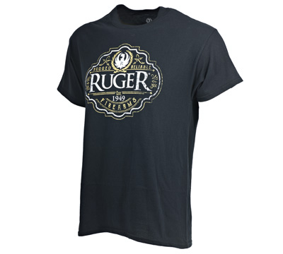 Ruger Antique Label Black T-Shirt