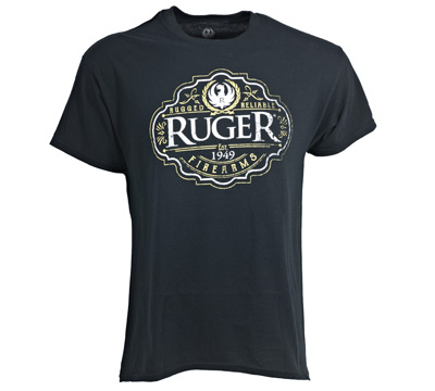 Ruger Antique Label Black T-Shirt