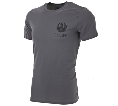 Ruger Hunt Compete Honor Defend Heavymetal Gray T-Shirt