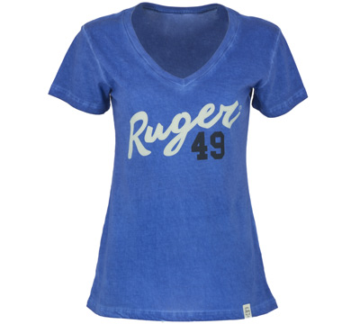 Ruger Womens Old Favorite V-neck - Royal Blue-ShopRuger