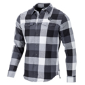 Ruger Men's Flannel Shirt - Black/Dolphin