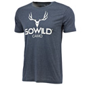 Go Wild® Camo Logo T-Shirt - Navy