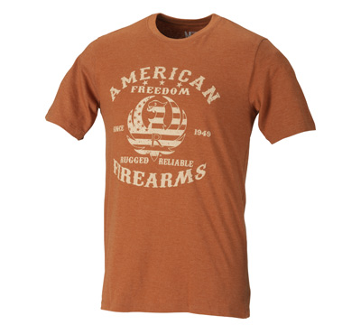 Ruger Freedom Short Sleeve T-Shirt - Rust Heather
