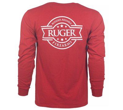 Ruger Rugged Reliable Long Sleeve T-Shirt - Red