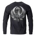 Ruger Metal Eagle Long Sleeve T-shirt - Black