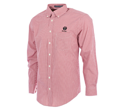 Ruger Red Gingham Check Long Sleeve Shirt-ShopRuger