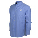 Ruger Harrington Long Sleeve Oxford Shirt - Blue