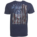 Ruger Navy Text Flag Tee