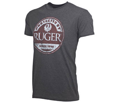 Ruger Charcoal Heather Vintage Round Tee