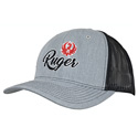 Ruger Heather Gray & Black Trucker Cap