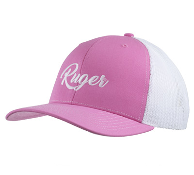 Ruger Hot Pink/White Trucker Cap