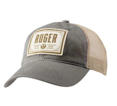 Ruger Olive Green and Tan Trucker Cap