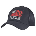 Ruger Black/Red Trucker Cap
