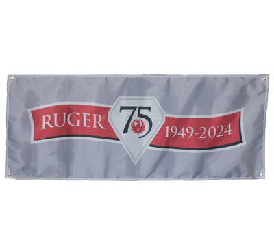 Ruger 75th Anniversary Banner - Gray