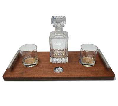 Ruger 75th Anniversary Whiskey Decanter Set