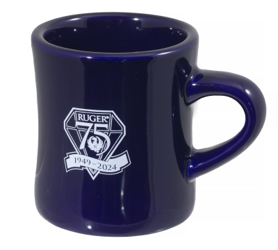 Ruger 75th Anniversary Cafe Style Mug - Navy Blue