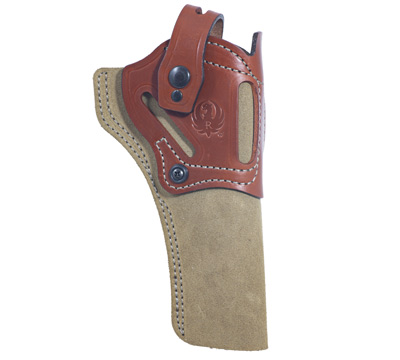 Super Wrangler & Single-Six DeSantis Wild Hog Belt Holster - Tan & Suede - 5.50